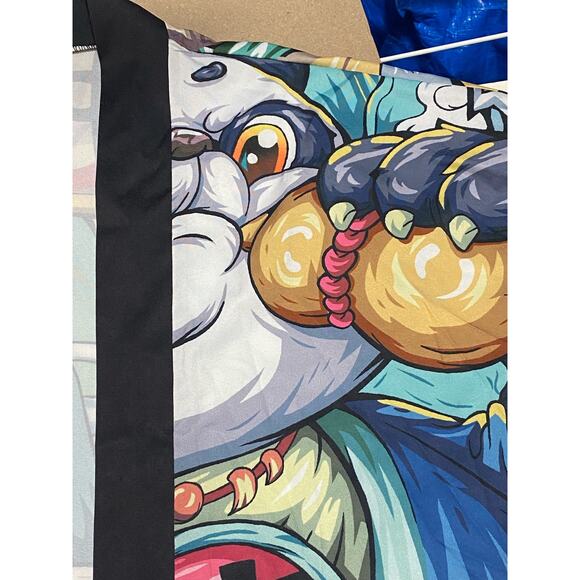 Shein XL Cartoon Panda And Chinese Letter Pattern Women's Creative Loose Kimono - Picture 11 of 11